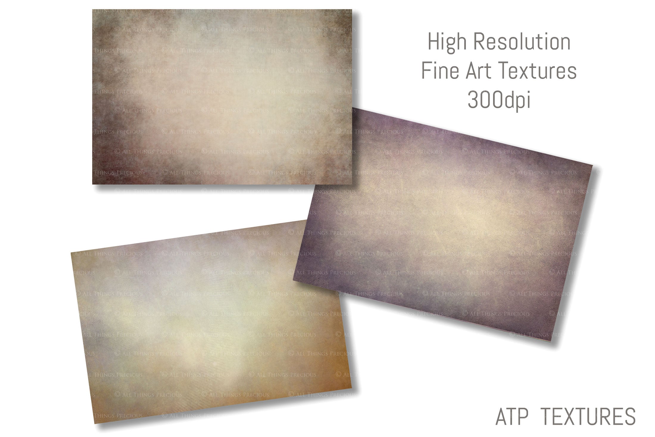 10 Fine Art TEXTURES - SUBTLE Set 1