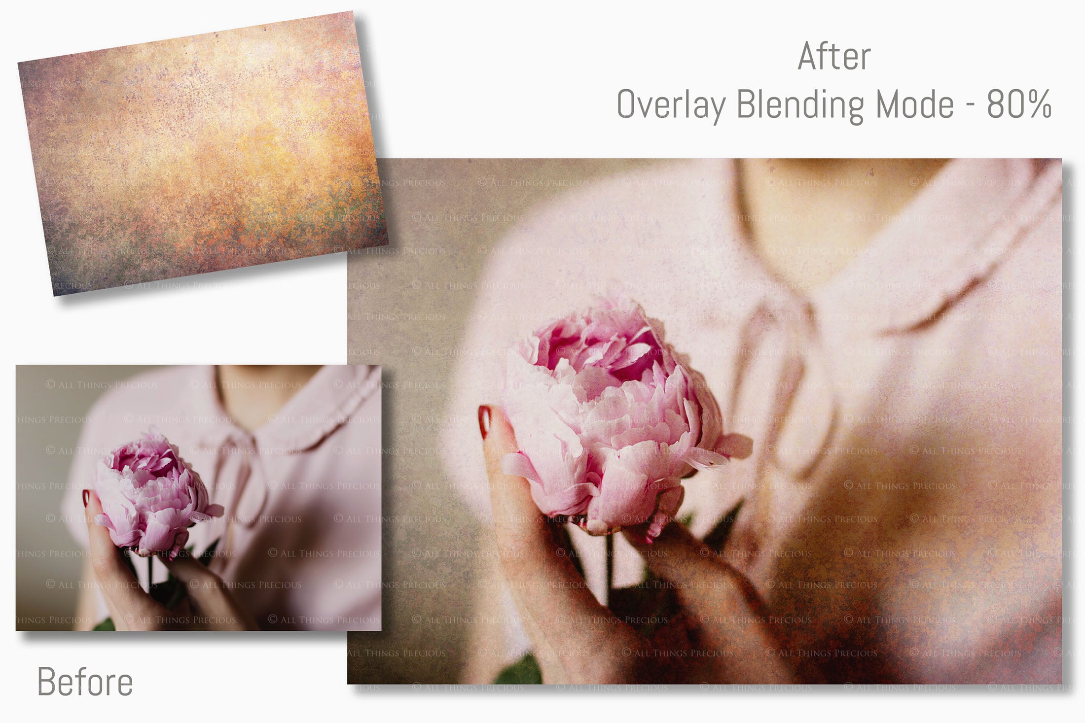 Warm and rich Summer Fine art texture for photographers, digital editing. Photo Overlays. Antique, Vintage, Grunge, Light, Aged Bundle. Textured printable Canvas, Colour, black and white, Bundle. High resolution, 300dpi Graphic Assets for photography, digital scrapbooking and design. By ATP Textures