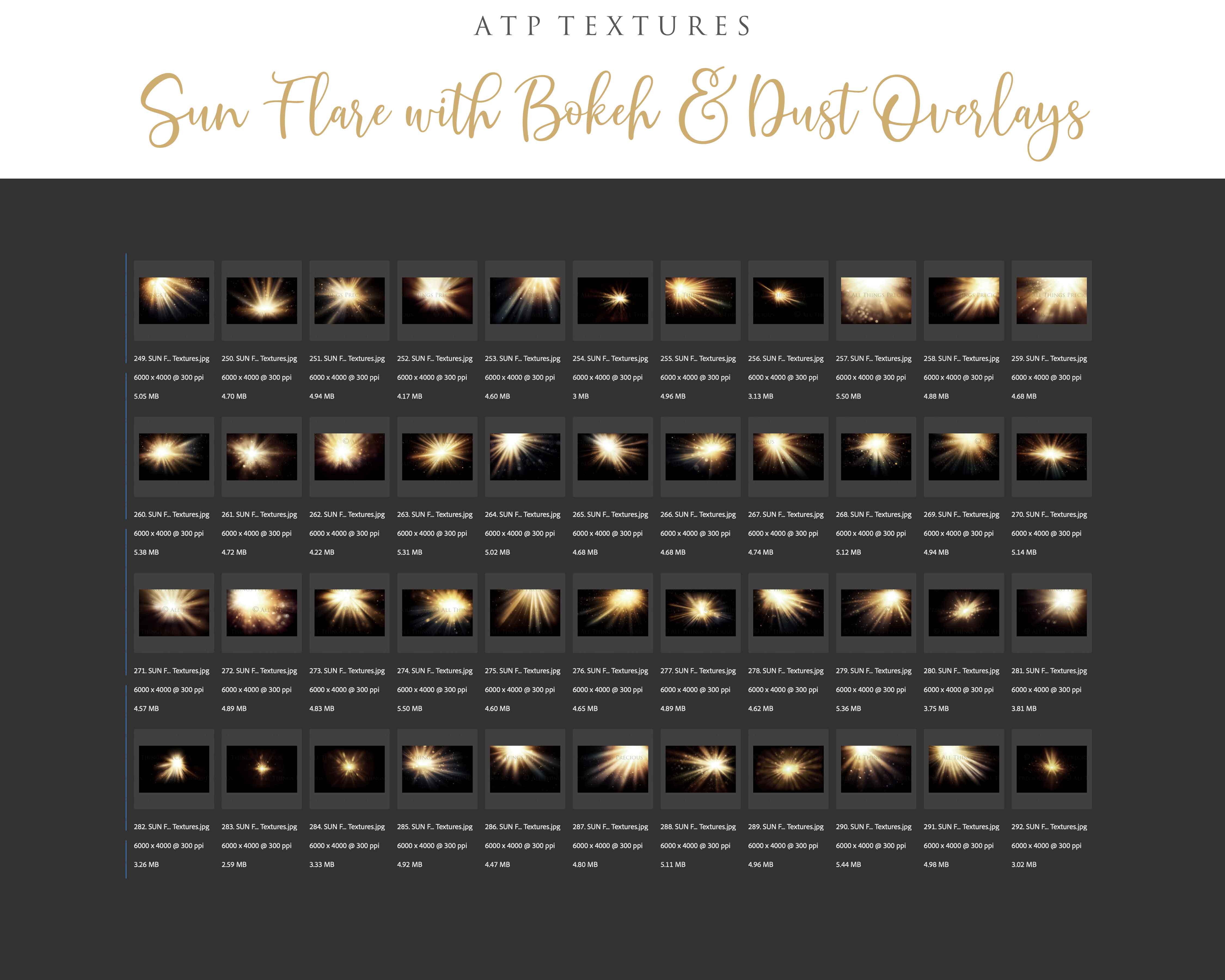 Lens flare, Sun flare overlays for photography, sunlight, light beams for summer sunshine photos. Photoshop, Digital scrapbooking. Transparent, high resolution files for photographers. Glowing overlays for fantasy digital art, Child portraiture. Digital download. Graphic effects. ATP Textures