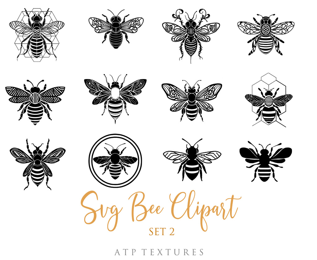 SVG Clipart for Cricut, Digital Art, Sublimation Print and Scrapbooking.Sweet Bees in High resolution.This is a digital product. This set includes 20 SVG & PNG Bee Clipart files. The PNG files are all in high resolution,300dpi.If you wish to use them for your fine art prints and photography edits without losing quality, you can!