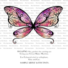 Load image into Gallery viewer, SVG FAIRY WINGS for CRICUT - Set 129
