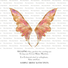Load image into Gallery viewer, SVG FAIRY WINGS for CRICUT - Set 130
