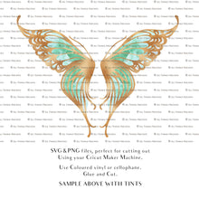 Load image into Gallery viewer, SVG FAIRY WINGS for CRICUT - Set 132
