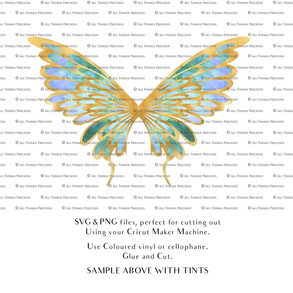 SVG, PNG Clipart, Fairy Wings, for Cricut and Silhouette Machine. Cut out and make your own real fairy wings. For Costumes, Halloween, Cosplay Wings, Adult Wings, Child size wings. Use them for Wedding invitations, sublimation print  or decorations.