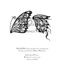 Load image into Gallery viewer, SVG FAIRY WINGS for CRICUT - Set 136
