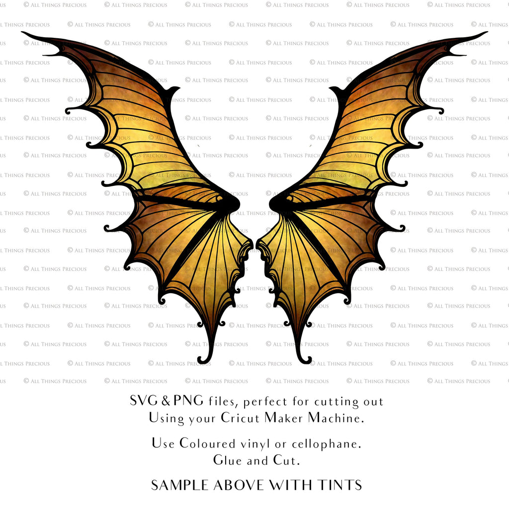 SVG & PNG Fairy Wing files for Cricut or Silhouette Cameo Cutting Machine. To create wearable fairy wings, in adult or children sizes.  Use this clipart design for Halloween Costumes, Fantasy or Cosplay or photography. Or use as ephemera in weddings, engagements or baby shower invitations. These are Individual wing parts, for you to cut and assemble. This is a digital product. 