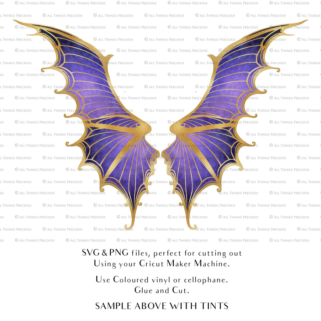 SVG & PNG Fairy Wing files for Cricut or Silhouette Cameo Cutting Machine. To create wearable fairy wings, in adult or children sizes.  Use this clipart design for Halloween Costumes, Fantasy or Cosplay or photography. Or use as ephemera in weddings, engagements or baby shower invitations. These are Individual wing parts, for you to cut and assemble. This is a digital product. 