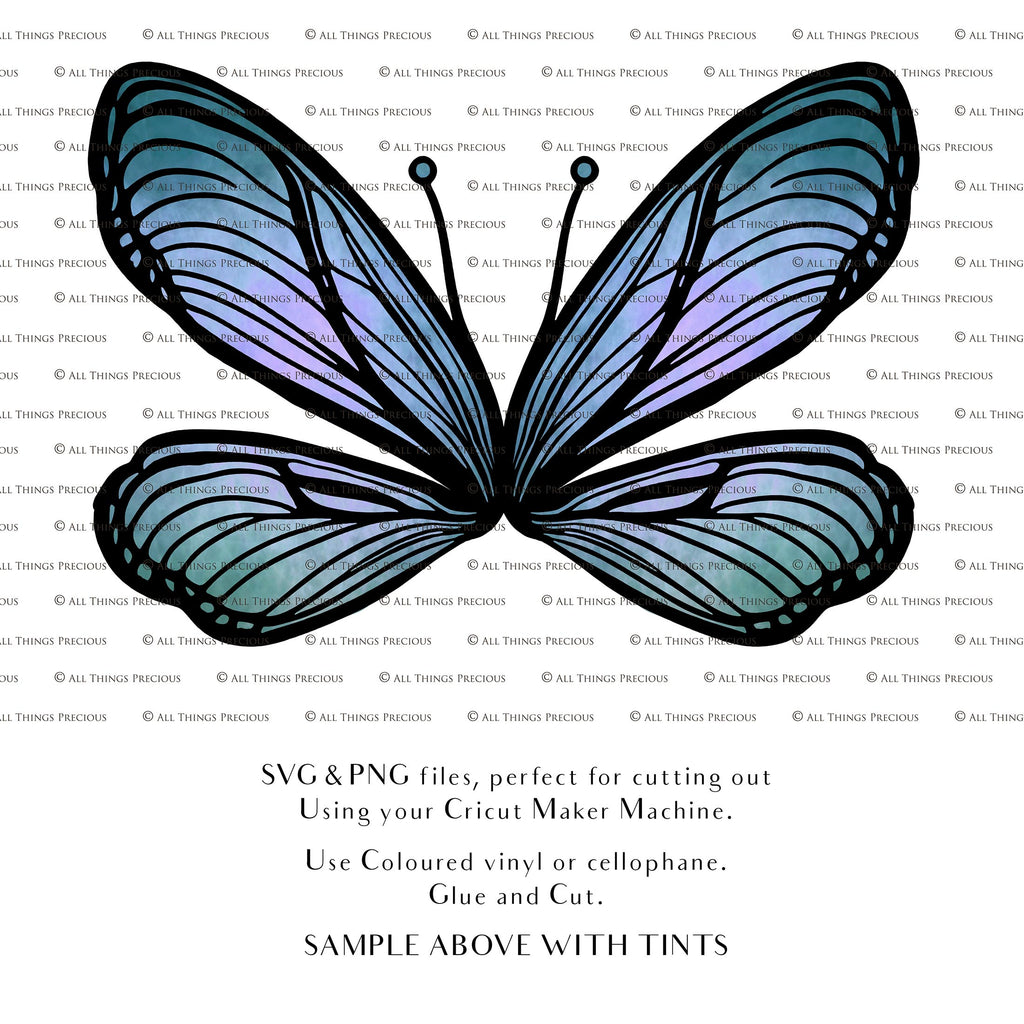 SVG, PNG Clipart, Fairy Wings, for Cricut and Silhouette Machine. Cut out and make your own real fairy wings. For Costumes, Halloween, Cosplay Wings, Adult Wings, Child size wings. Use them for Wedding invitations, sublimation print  or decorations.