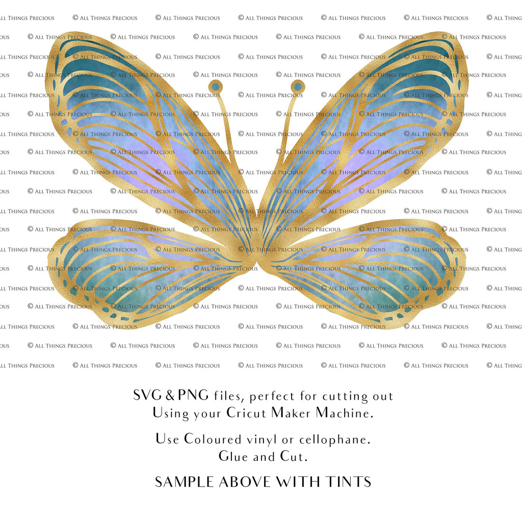 SVG, PNG Clipart, Fairy Wings, for Cricut and Silhouette Machine. Cut out and make your own real fairy wings. For Costumes, Halloween, Cosplay Wings, Adult Wings, Child size wings. Use them for Wedding invitations, sublimation print  or decorations.