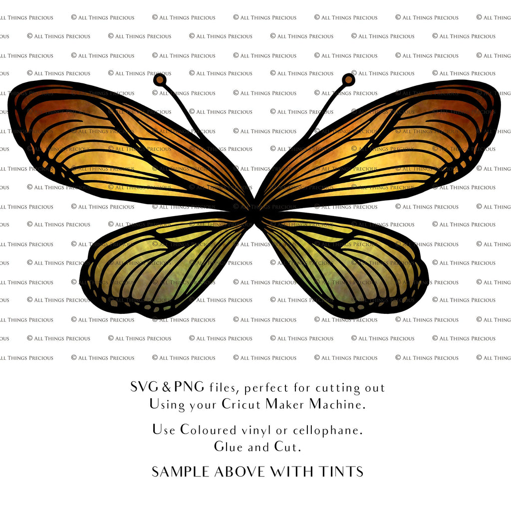 SVG, PNG Clipart, Fairy Wings, for Cricut and Silhouette Machine. Cut out and make your own real fairy wings. For Costumes, Halloween, Cosplay Wings, Adult Wings, Child size wings. Use them for Wedding invitations, sublimation print  or decorations.