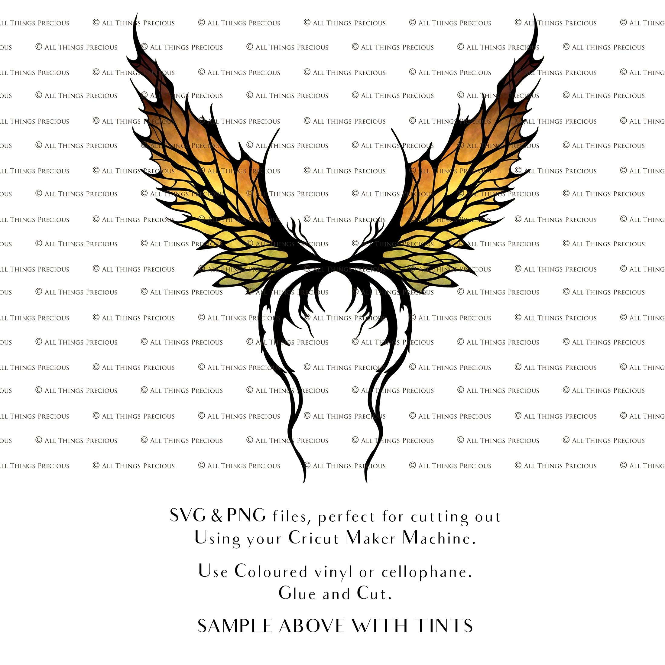 SVG, PNG Clipart, Fairy Wings, for Cricut and Silhouette Machine. Cut out and make your own real fairy wings. For Costumes, Halloween, Cosplay Wings, Adult Wings, Child size wings. Use them for Wedding invitations, sublimation print  or decorations.