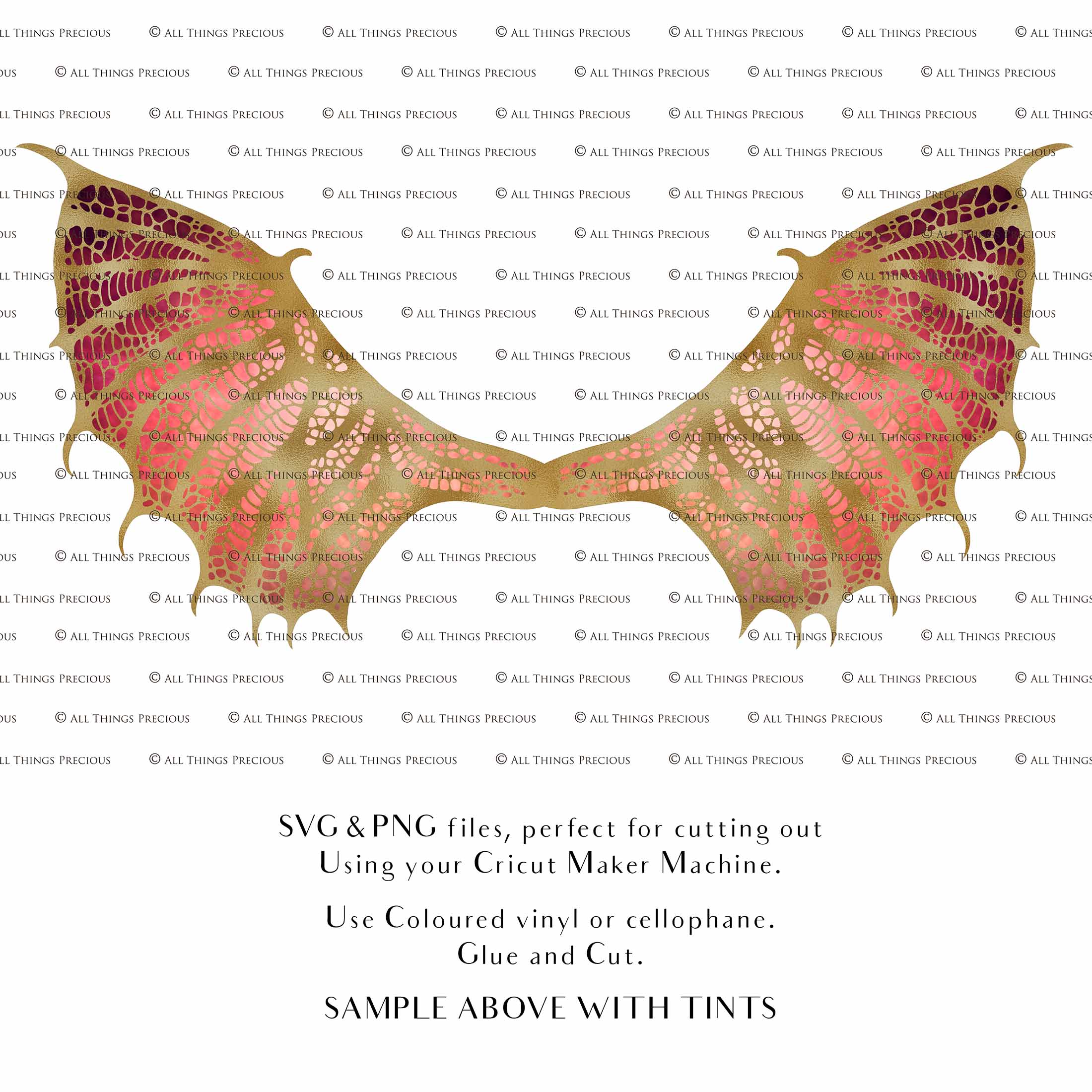 SVG & PNG Fairy Wing files for Cricut or Silhouette Cameo Cutting Machine. To create wearable fairy wings, in adult or children sizes.  Use this graphic design for Halloween Costumes, Fantasy or Cosplay or photography. Use as prints in weddings, engagements or baby shower invitations. for you to cut and assemble. 