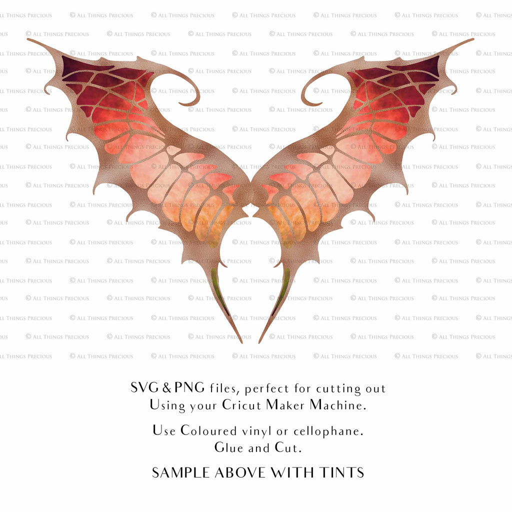 SVG & PNG Fairy Wing files for Cricut or Silhouette Cameo Cutting Machine. To create wearable fairy wings, in adult or children sizes.  Use this graphic design for Halloween Costumes, Fantasy or Cosplay or photography. Use as prints in weddings, engagements or baby shower invitations. for you to cut and assemble. 