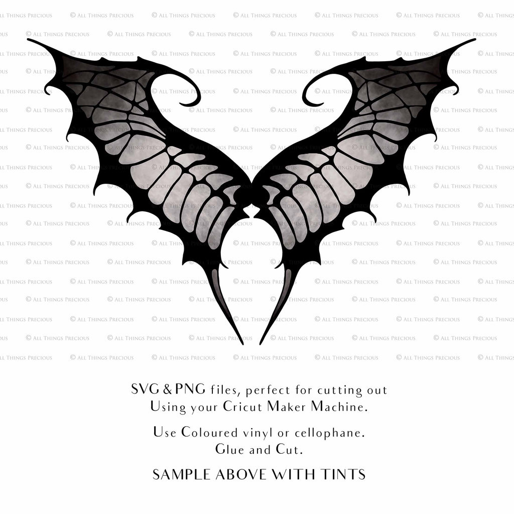 SVG & PNG Fairy Wing files for Cricut or Silhouette Cameo Cutting Machine. To create wearable fairy wings, in adult or children sizes.  Use this graphic design for Halloween Costumes, Fantasy or Cosplay or photography. Use as prints in weddings, engagements or baby shower invitations. for you to cut and assemble. 