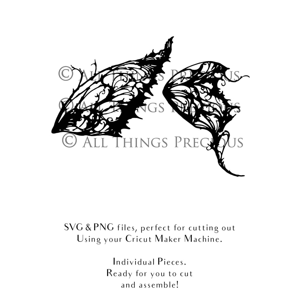 SVG & PNG Fairy/Angel Wing files for Cricut, Silhouette Cameo and other Cutting Machines. Create wearable fairy wings, all sizes. Perfect for Halloween Costumes, Fantasy, Cosplay, Photography. Prints, Wedding, Engagement, Baby Shower invitations, Sublimation Printing, Clip Art and more. Cut and assemble. ATP Textures.