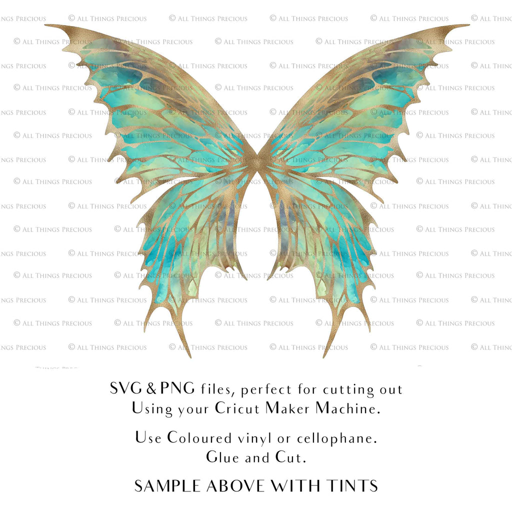 SVG, PNG Clipart, Fairy Wings, for Cricut and Silhouette Machine. Cut out and make your own real fairy wings. For Costumes, Halloween, Cosplay Wings, Adult Wings, Child size wings. Use them for Wedding invitations, sublimation print  or decorations.