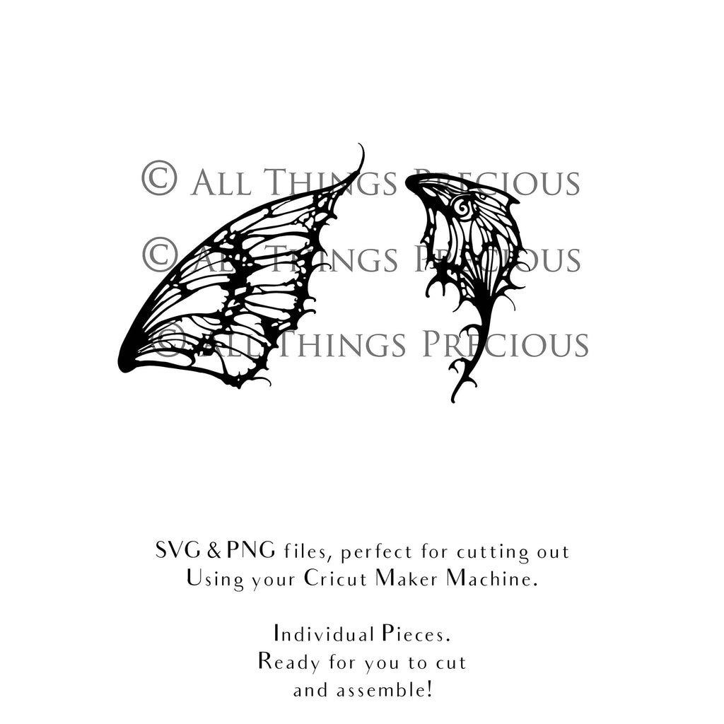 SVG & PNG Fairy/Angel Wing files for Cricut, Silhouette Cameo and other Cutting Machines. Create wearable fairy wings, all sizes. Perfect for Halloween Costumes, Fantasy, Cosplay, Photography. Prints, Wedding, Engagement, Baby Shower invitations, Sublimation Printing, Clip Art and more. Cut and assemble. ATP Textures.