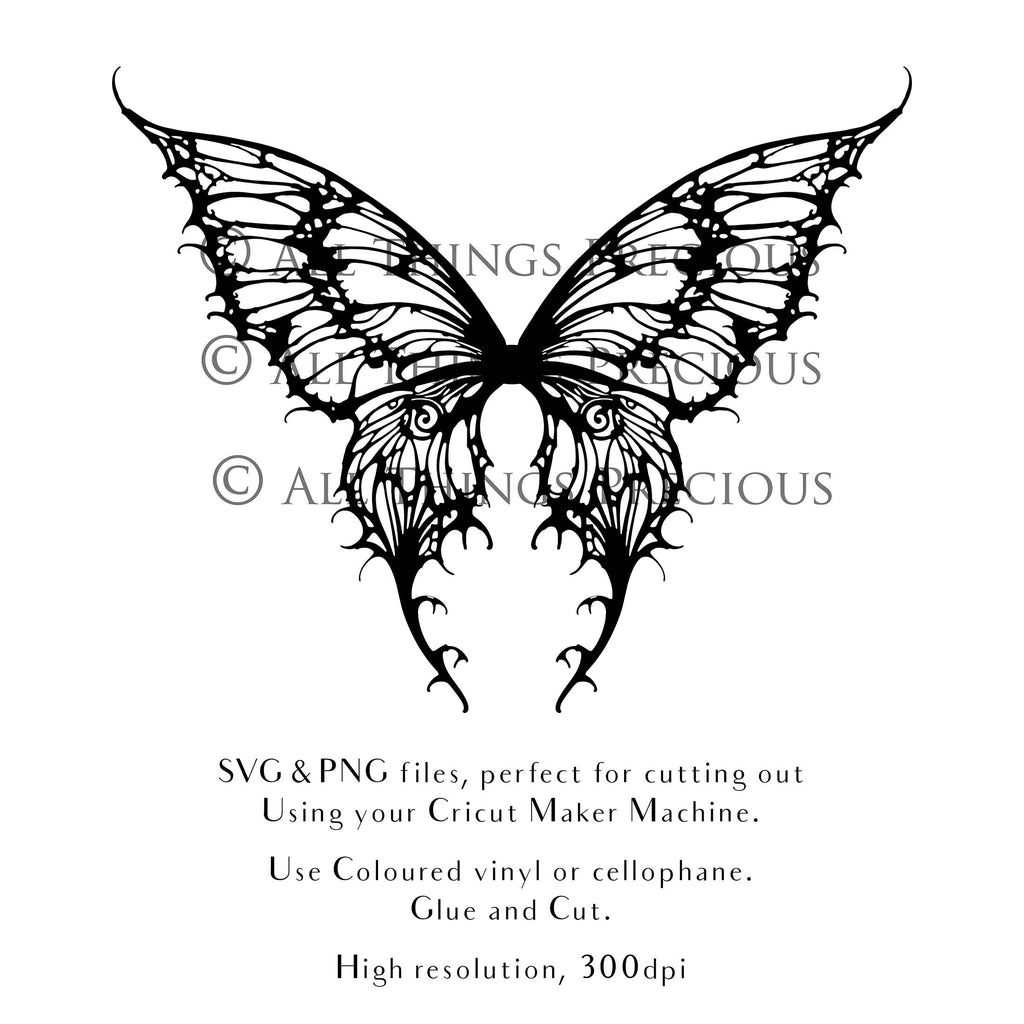 SVG, PNG Clipart, Fairy Wings, for Cricut and Silhouette Machine. Cut out and make your own real fairy wings. For Costumes, Halloween, Cosplay Wings, Adult Wings, Child size wings. Use them for Wedding invitations, sublimation print or decorations.