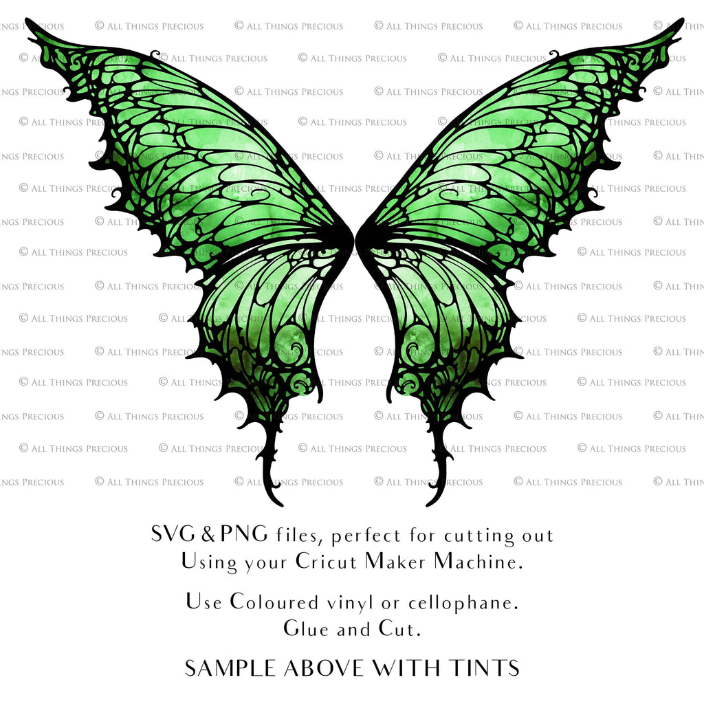 SVG & PNG Fairy/Angel Wing files for Cricut, Silhouette Cameo and other Cutting Machines. Create wearable fairy wings, all sizes. Perfect for Halloween Costumes, Fantasy, Cosplay, Photography. Prints, Wedding, Engagement, Baby Shower invitations, Sublimation Printing, Clip Art and more. Cut and assemble. ATP Textures.