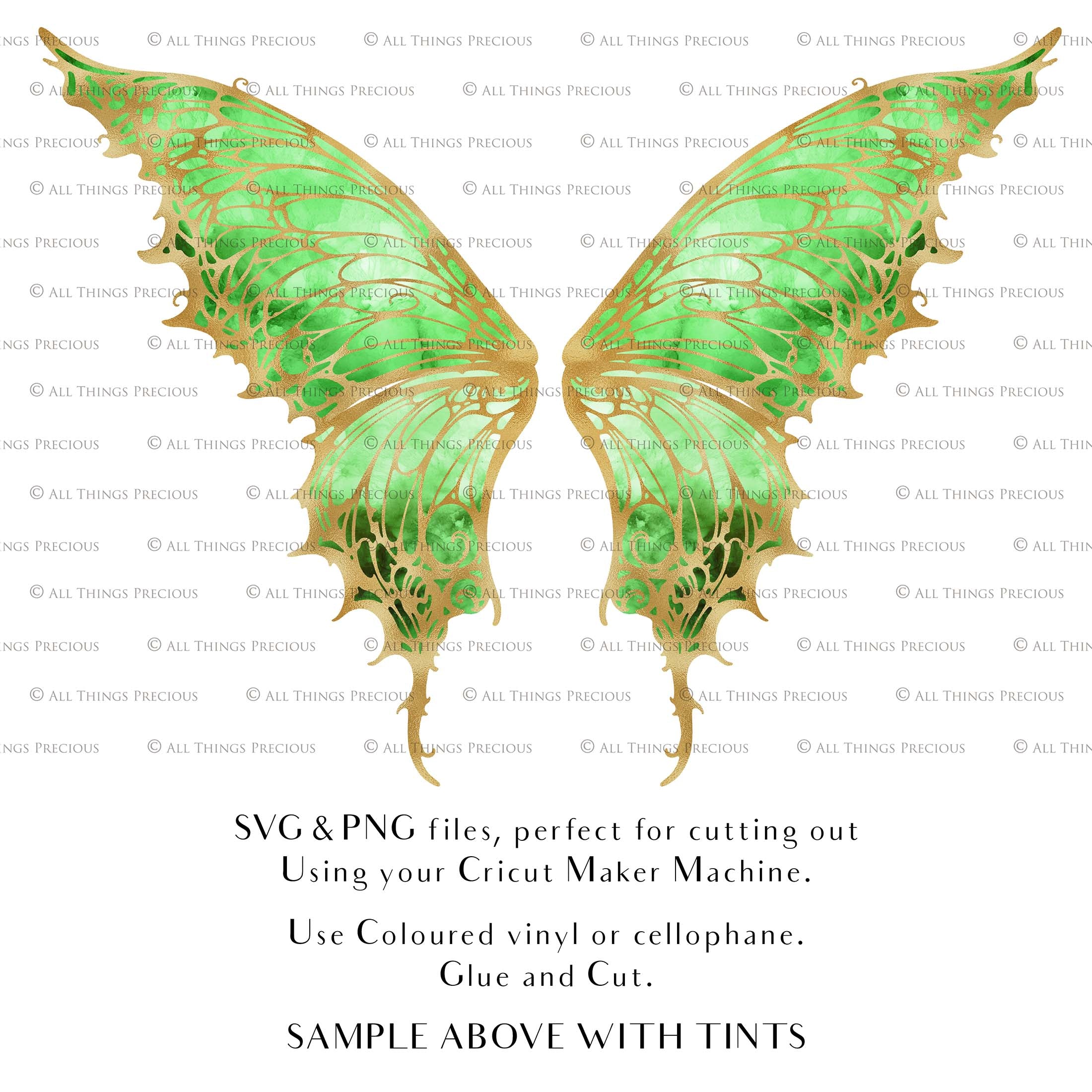 SVG, PNG Clipart, Fairy Wings, for Cricut and Silhouette Machine. Cut out and make your own real fairy wings. For Costumes, Halloween, Cosplay Wings, Adult Wings, Child size wings. Use them for Wedding invitations, sublimation print or decorations.