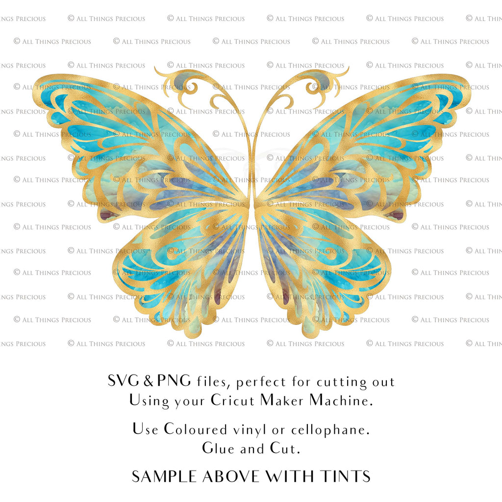 SVG & PNG Fairy/Angel Wing files for Cricut, Silhouette Cameo and other Cutting Machines. Create wearable fairy wings, all sizes. Perfect for Halloween Costumes, Fantasy, Cosplay, Photography. Prints, Wedding, Engagement, Baby Shower invitations, Sublimation Printing, Clip Art and more. Cut and assemble. ATP Textures.