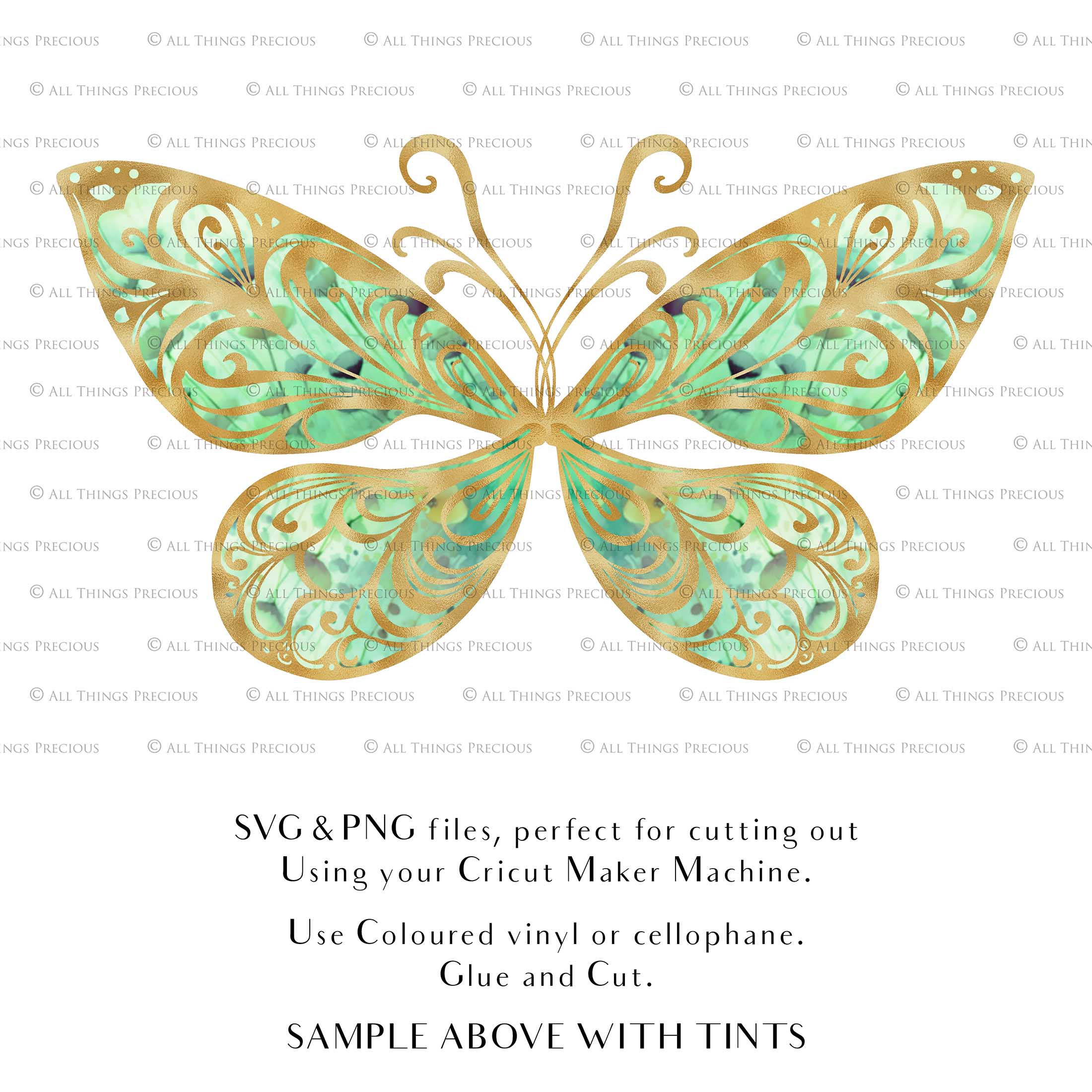 SVG & PNG Fairy/Angel Wing files for Cricut, Silhouette Cameo and other Cutting Machines. Create wearable fairy wings, all sizes. Perfect for Halloween Costumes, Fantasy, Cosplay, Photography. Prints, Wedding, Engagement, Baby Shower invitations, Sublimation Printing, Clip Art and more. Cut and assemble. ATP Textures.
