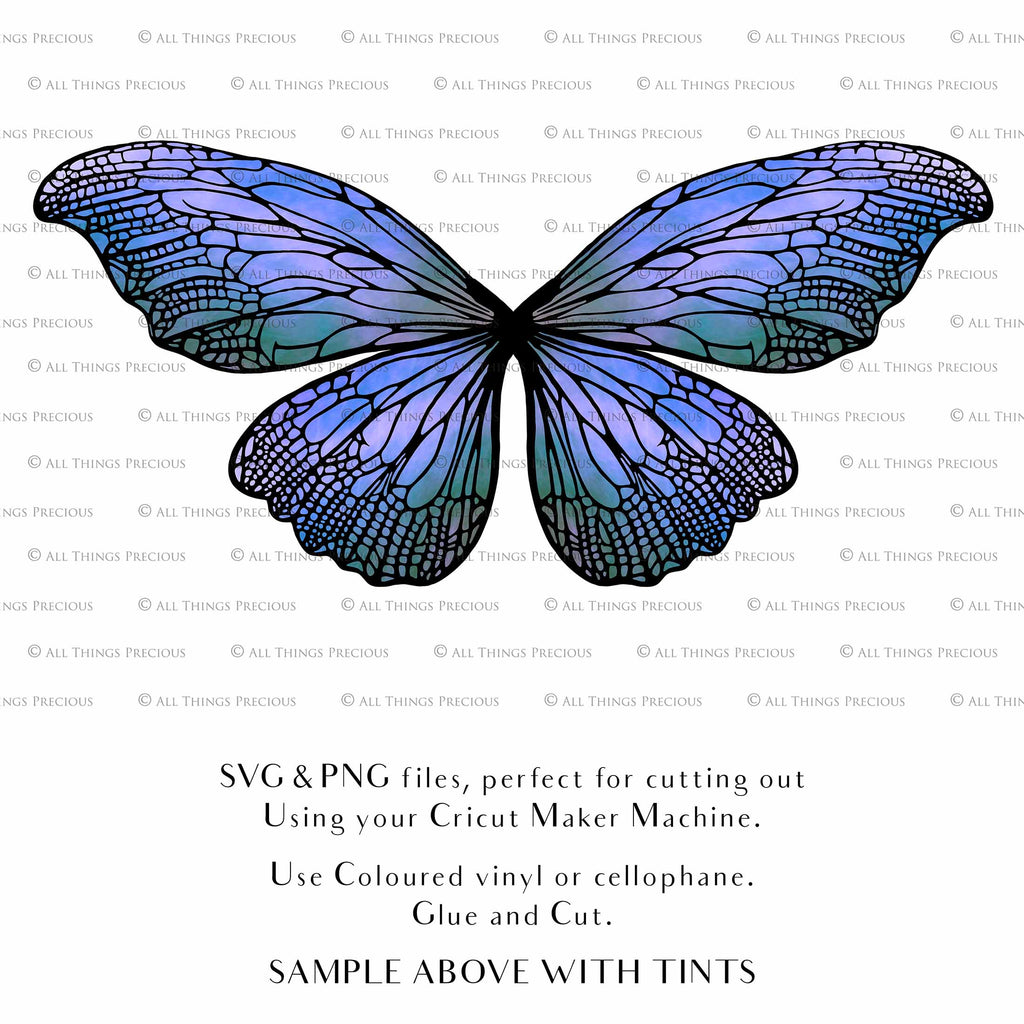 SVG & PNG Fairy/Angel Wing files for Cricut, Silhouette Cameo and other Cutting Machines. Create wearable fairy wings, all sizes. Perfect for Halloween Costumes, Fantasy, Cosplay, Photography. Prints, Wedding, Engagement, Baby Shower invitations, Sublimation Printing, Clip Art and more. Cut and assemble. ATP Textures.