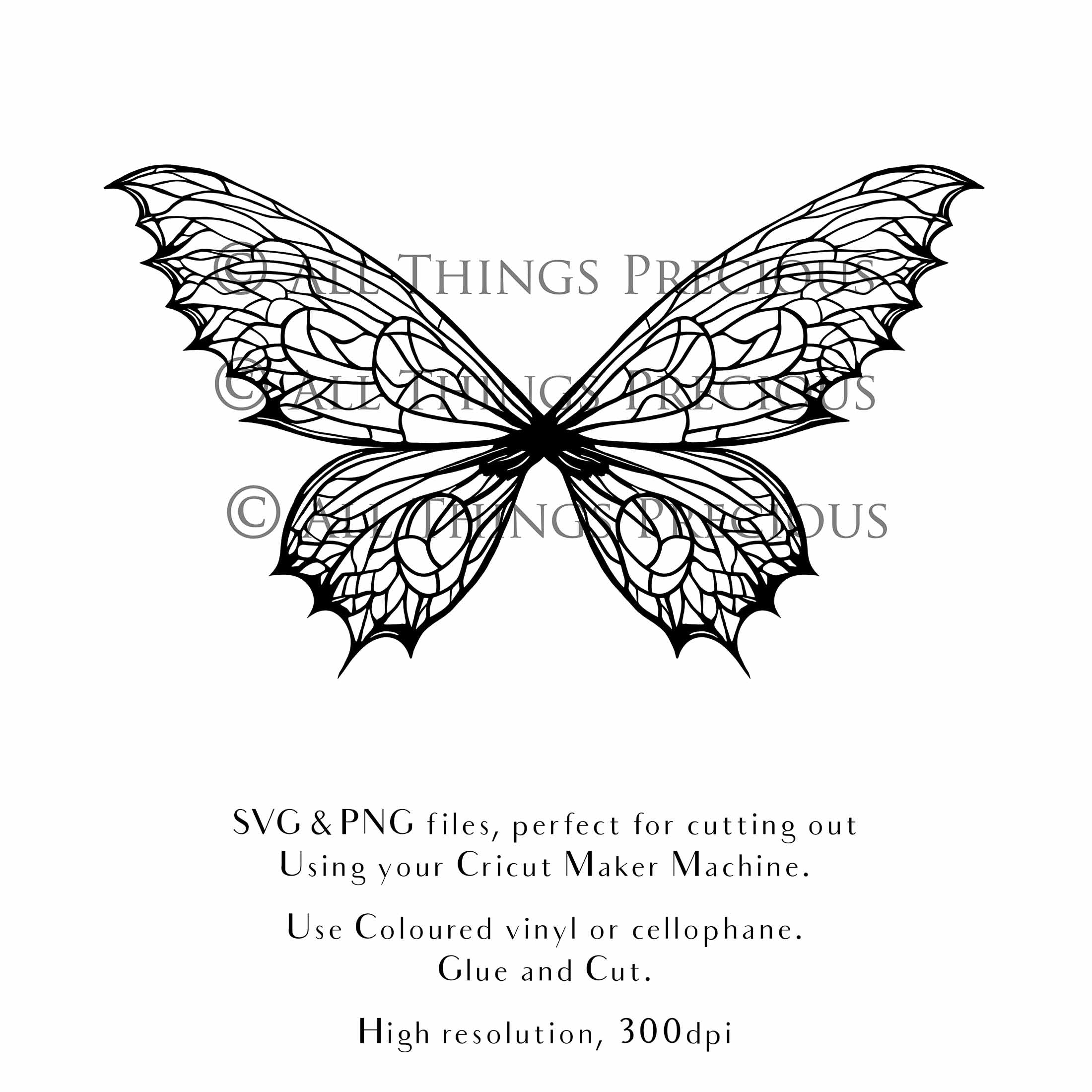 SVG & PNG Fairy/Angel Wing files for Cricut, Silhouette Cameo and other Cutting Machines. Create wearable fairy wings, all sizes. Perfect for Halloween Costumes, Fantasy, Cosplay, Photography. Prints, Wedding, Engagement, Baby Shower invitations, Sublimation Printing, Clip Art and more. Cut and assemble. ATP Textures.