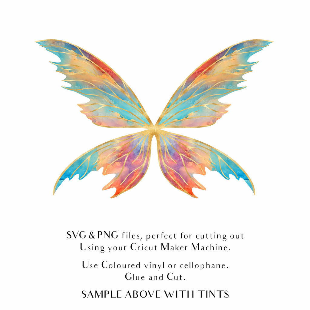 SVG & PNG Fairy/Angel Wing files for Cricut, Silhouette Cameo and other Cutting Machines. Create wearable fairy wings, all sizes. Perfect for Halloween Costumes, Fantasy, Cosplay, Photography. Prints, Wedding, Engagement, Baby Shower invitations, Sublimation Printing, Clip Art and more. Cut and assemble. ATP Textures.