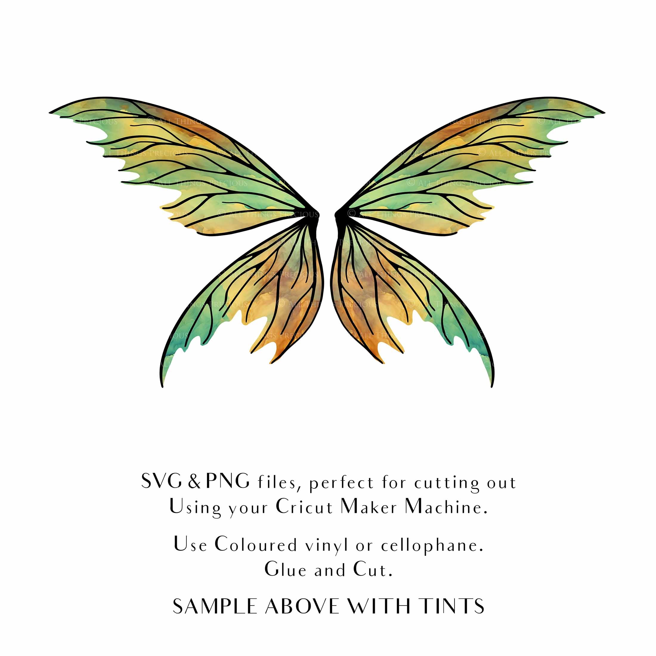 SVG & PNG Fairy/Angel Wing files for Cricut, Silhouette Cameo and other Cutting Machines. Create wearable fairy wings, all sizes. Perfect for Halloween Costumes, Fantasy, Cosplay, Photography. Prints, Wedding, Engagement, Baby Shower invitations, Sublimation Printing, Clip Art and more. Cut and assemble. ATP Textures.