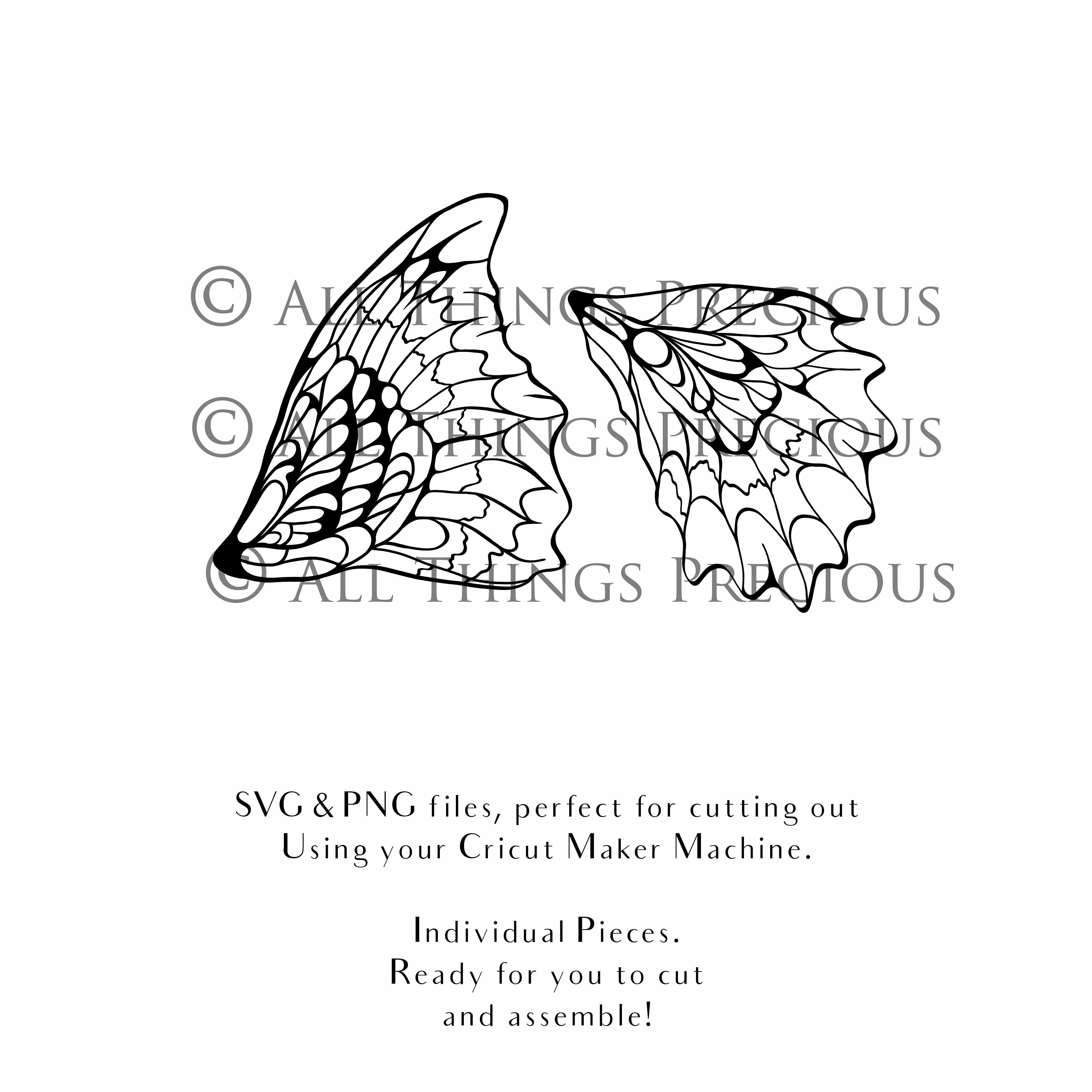 SVG FAIRY WINGS for CRICUT - Set 171