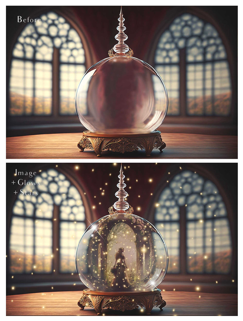 Digital Background with Snow Globe, snow flurries and a PSD Template included in the set.The globe is transparent, perfect for you to add your own images and retain the snow globe effect. This file is 6000 x 4000, 300dpi. High resolution. This is a DIGITAL product. Includes png overlay with the snow globe effect added.