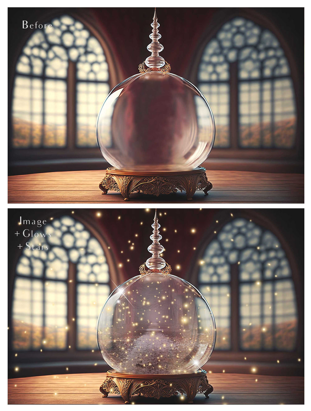 Digital Background with Snow Globe, snow flurries and a PSD Template included in the set.The globe is transparent, perfect for you to add your own images and retain the snow globe effect. This file is 6000 x 4000, 300dpi. High resolution. This is a DIGITAL product. Includes png overlay with the snow globe effect added.