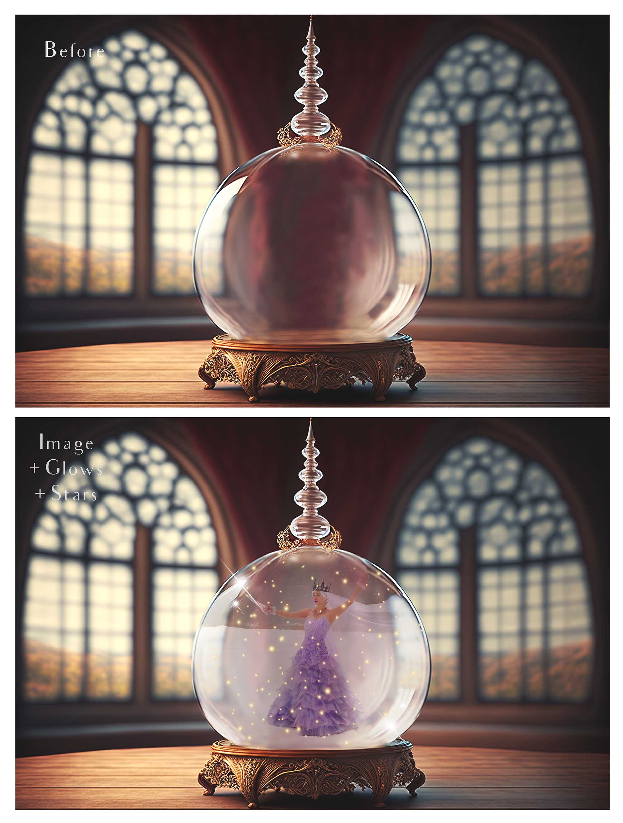 Digital Background with Snow Globe, snow flurries and a PSD Template included in the set.The globe is transparent, perfect for you to add your own images and retain the snow globe effect. This file is 6000 x 4000, 300dpi. High resolution. This is a DIGITAL product. Includes png overlay with the snow globe effect added.