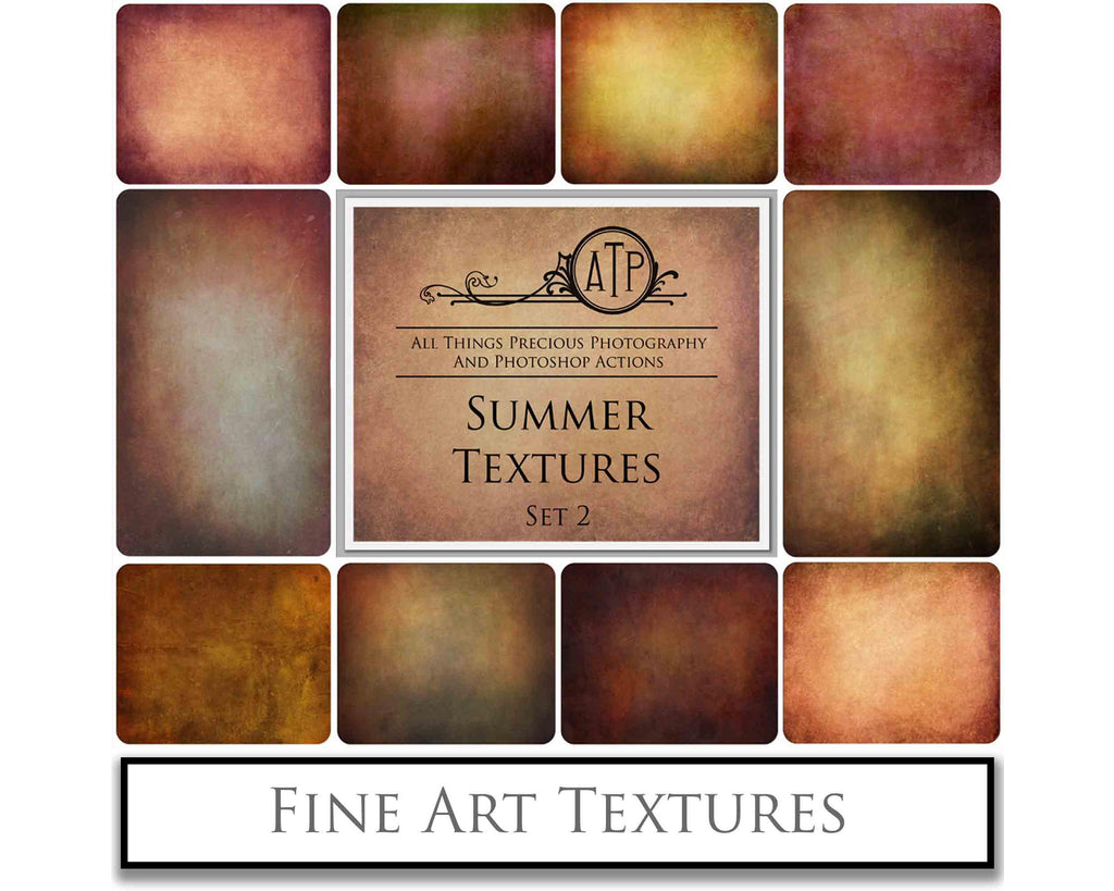 Warm and rich Summer Fine art texture for photographers, digital editing. Photo Overlays. Antique, Vintage, Grunge, Light, Aged Bundle. Textured printable Canvas, Colour, black and white, Bundle. High resolution, 300dpi Graphic Assets for photography, digital scrapbooking and design. By ATP Textures