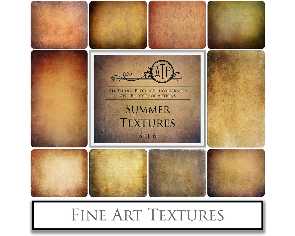 Warm and rich Summer Fine art texture for photographers, digital editing. Photo Overlays. Antique, Vintage, Grunge, Light, Aged Bundle. Textured printable Canvas, Colour, black and white, Bundle. High resolution, 300dpi Graphic Assets for photography, digital scrapbooking and design. By ATP Textures