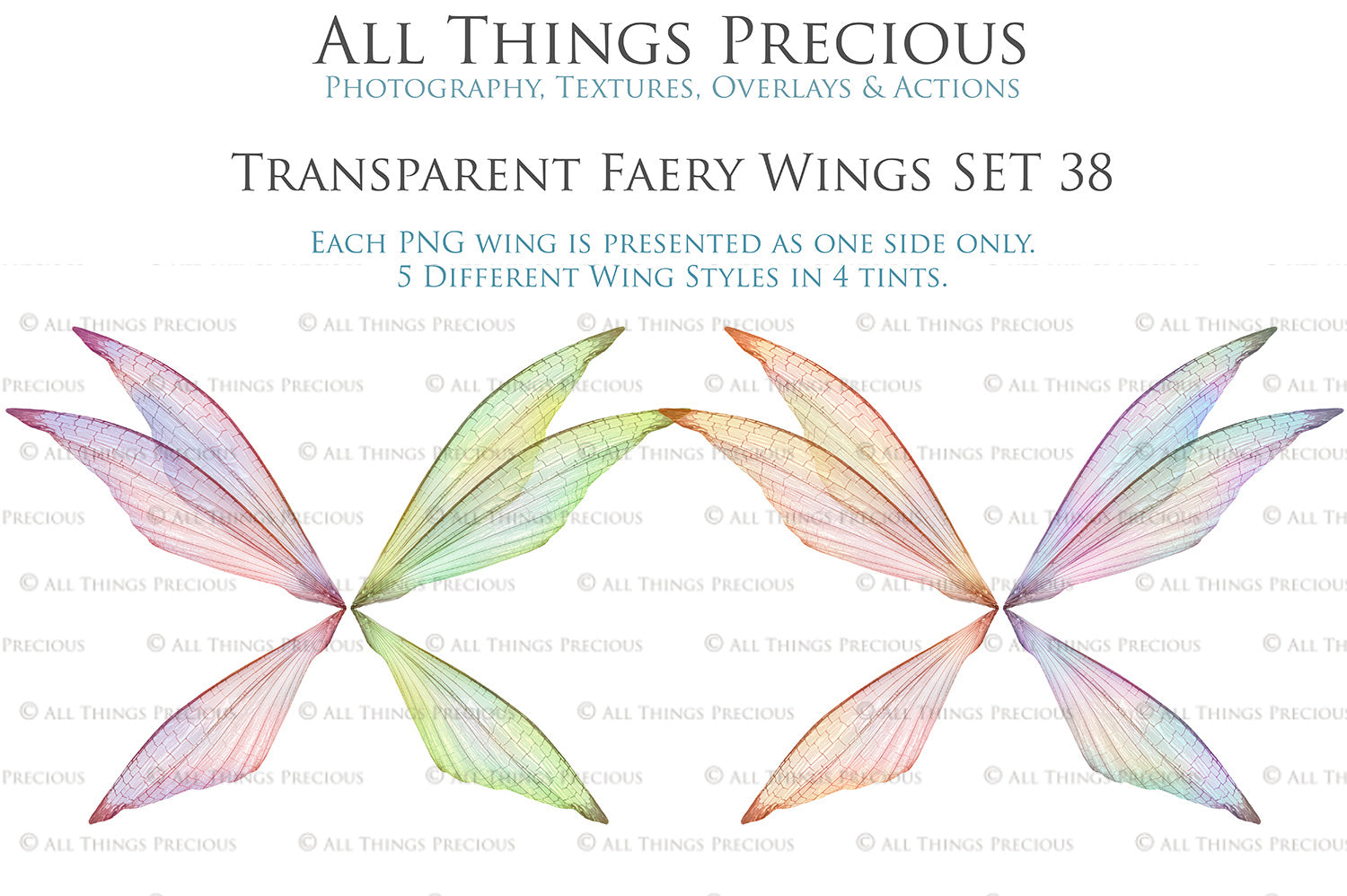 Digital Fairy Wings Overlays clipart. Png transparent see through files for photoshop. Butterfly Angel, Color, Print Photography editing. High resolution, 300dpi. Printable, Photography Graphic design assets, add on stock resources. Magical Scrapbooking design. Faery Photographer edit. Colorful Big Bundle. ATP Textures