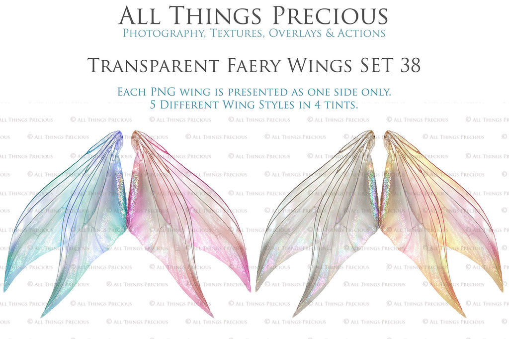 Digital Fairy Wings Overlays clipart. Png transparent see through files for photoshop. Butterfly Angel, Color, Print Photography editing. High resolution, 300dpi. Printable, Photography Graphic design assets, add on stock resources. Magical Scrapbooking design. Faery Photographer edit. Colorful Big Bundle. ATP Textures