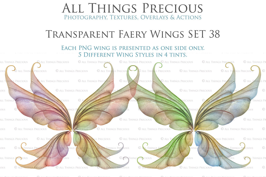 Digital Fairy Wings Overlays clipart. Png transparent see through files for photoshop. Butterfly Angel, Color, Print Photography editing. High resolution, 300dpi. Printable, Photography Graphic design assets, add on stock resources. Magical Scrapbooking design. Faery Photographer edit. Colorful Big Bundle. ATP Textures