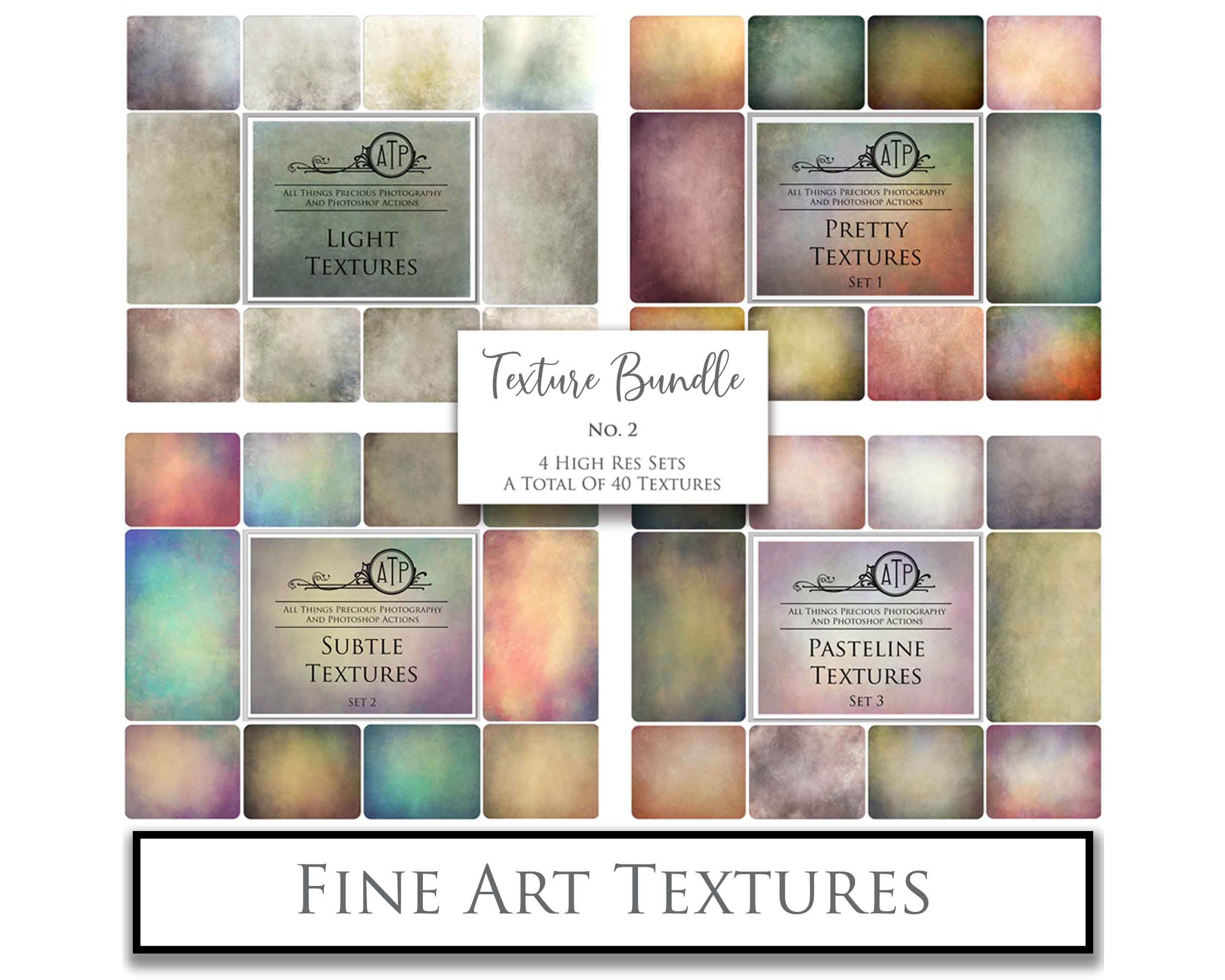 40 High resolution Textures for Photographers, Photoshop, Digital art and Creatives. Digital photography edits, Photoshop. Scratch, Fine Art Antique, Vintage, Grunge, Light, Dark Bundle. Textured printable Canvas, Colour, Monochrome, Bundle. Graphic Assets for photography, digital scrapbooking and design. ATP Textures