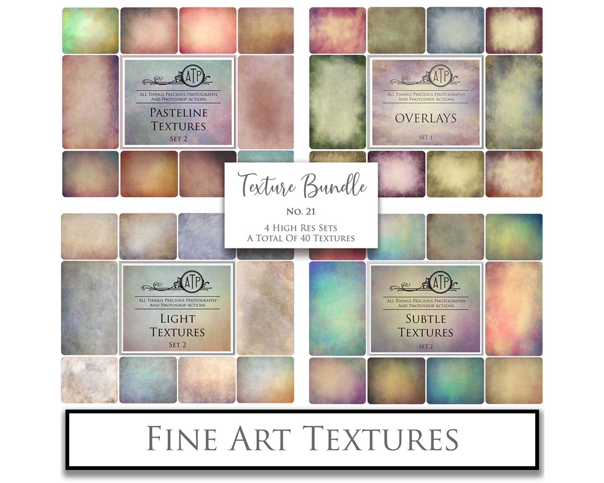 40 High resolution Textures for Photographers, Photoshop, Digital art and Creatives. Digital photography edits, Photoshop. Scratch, Fine Art Antique, Vintage, Grunge, Light, Dark Bundle. Textured printable Canvas, Colour, Monochrome, Bundle. Graphic Assets for photography, digital scrapbooking and design. ATP Textures