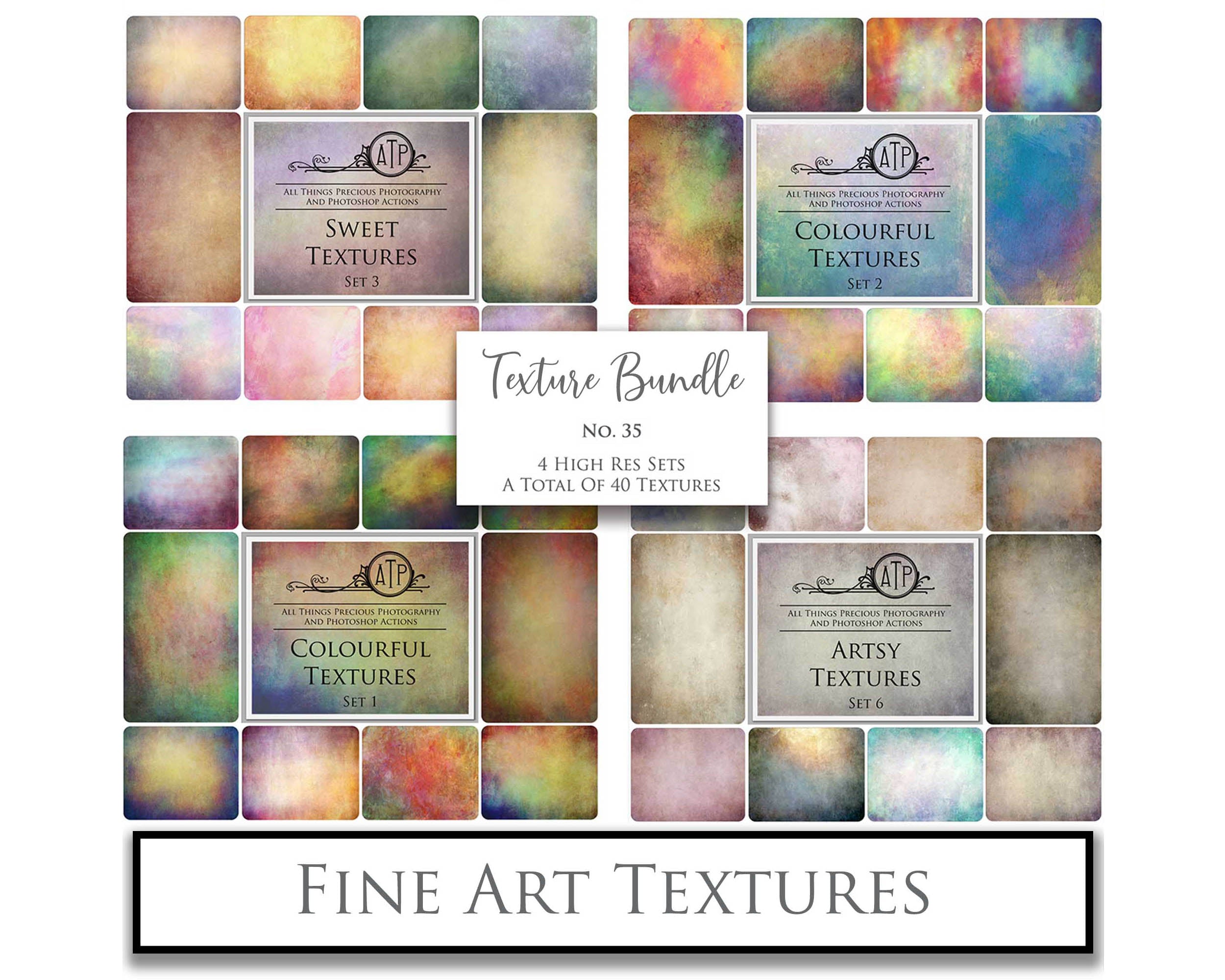 40 High resolution Textures for Photographers, Photoshop, Digital art and Creatives. Digital photography edits, Photoshop. Scratch, Fine Art Antique, Vintage, Grunge, Light, Dark Bundle. Textured printable Canvas, Colour, Monochrome, Bundle. Graphic Assets for photography, digital scrapbooking and design. ATP Textures