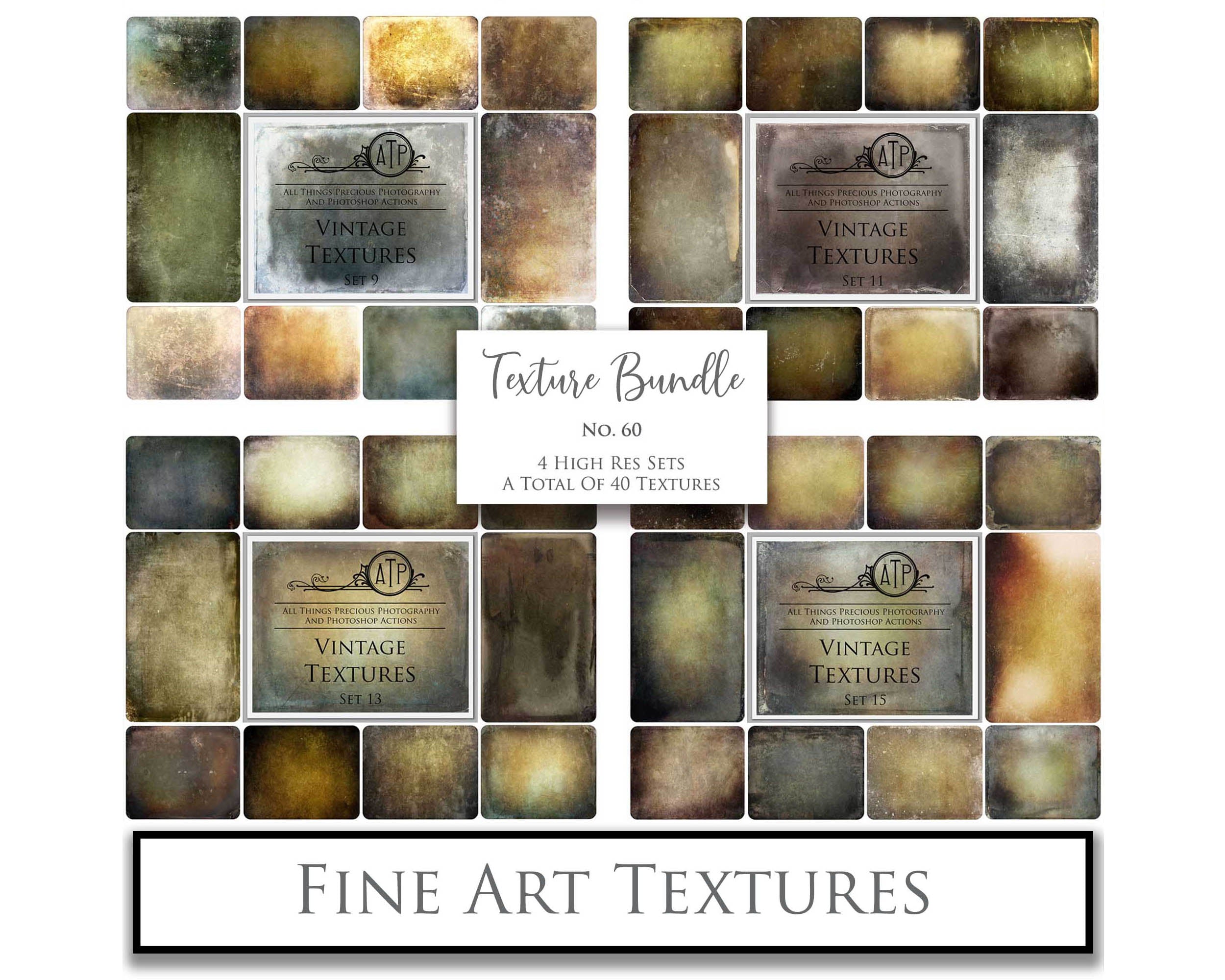 40 High resolution Textures for Photographers, Photoshop, Digital art and Creatives. Digital photography edits, Photoshop. Scratch, Fine Art Antique, Vintage, Grunge, Light, Dark Bundle. Textured printable Canvas, Colour, Monochrome, Bundle. Graphic Assets for photography, digital scrapbooking and design. ATP Textures