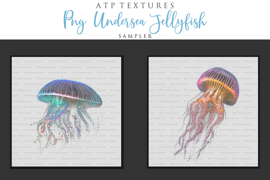 Png Overlays for photographer and digital artists. Jellyfish Overlays, Bubble Overlays, fine art photo overlays by ATP textures. High resolution, 300dpi.