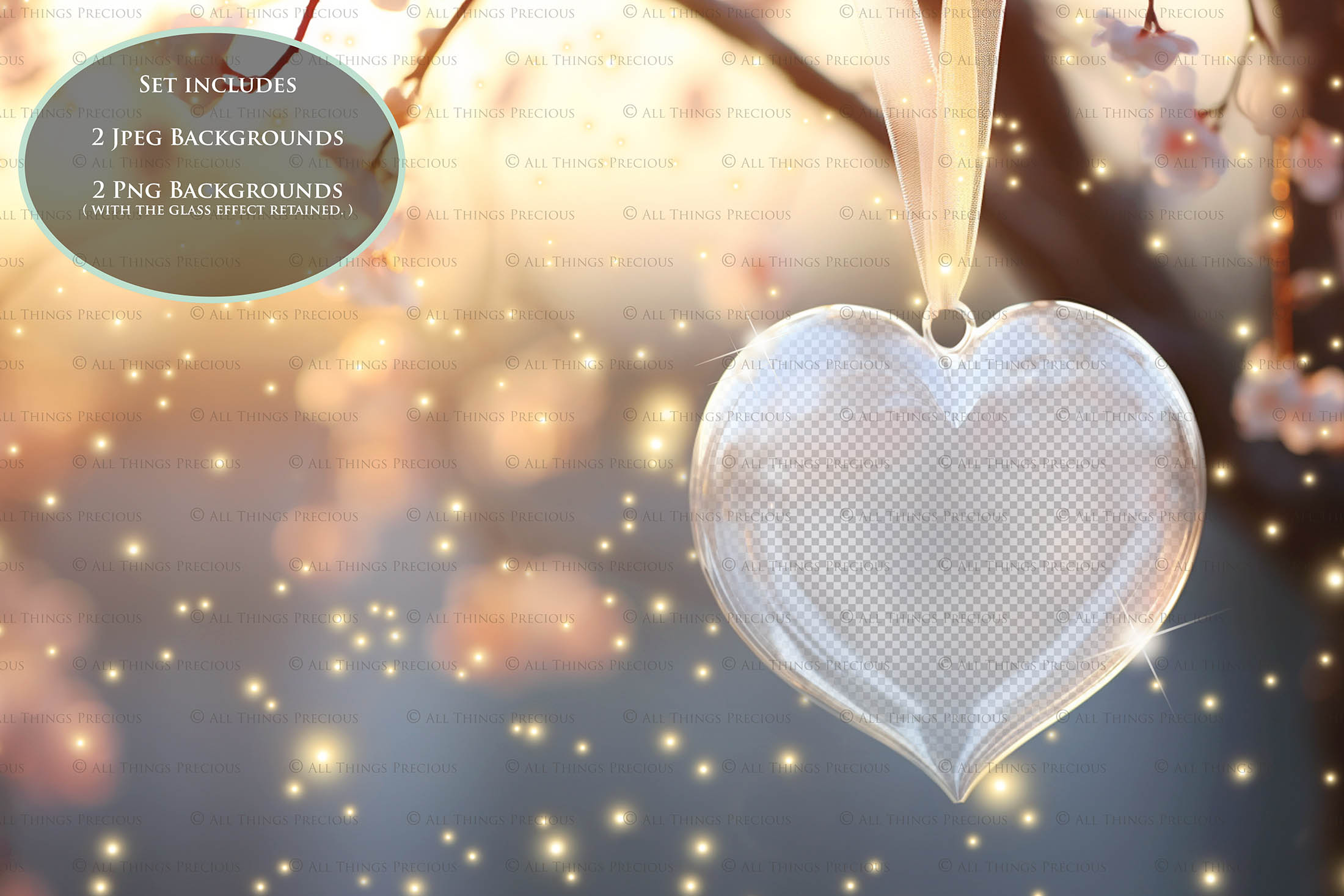 Magical Valentines Template Background. Glass Heart Bauble with Glow overlays. Add a photo to the digital background. Glass Effect Ornament. Jpeg + Png copies. Printable Invitation, Card, Wedding Engagement, Newborn Photography. High resolution Art.