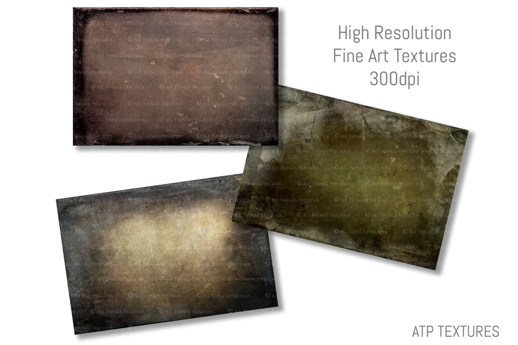 10 Fine Art TEXTURES - VINTAGE Set 10