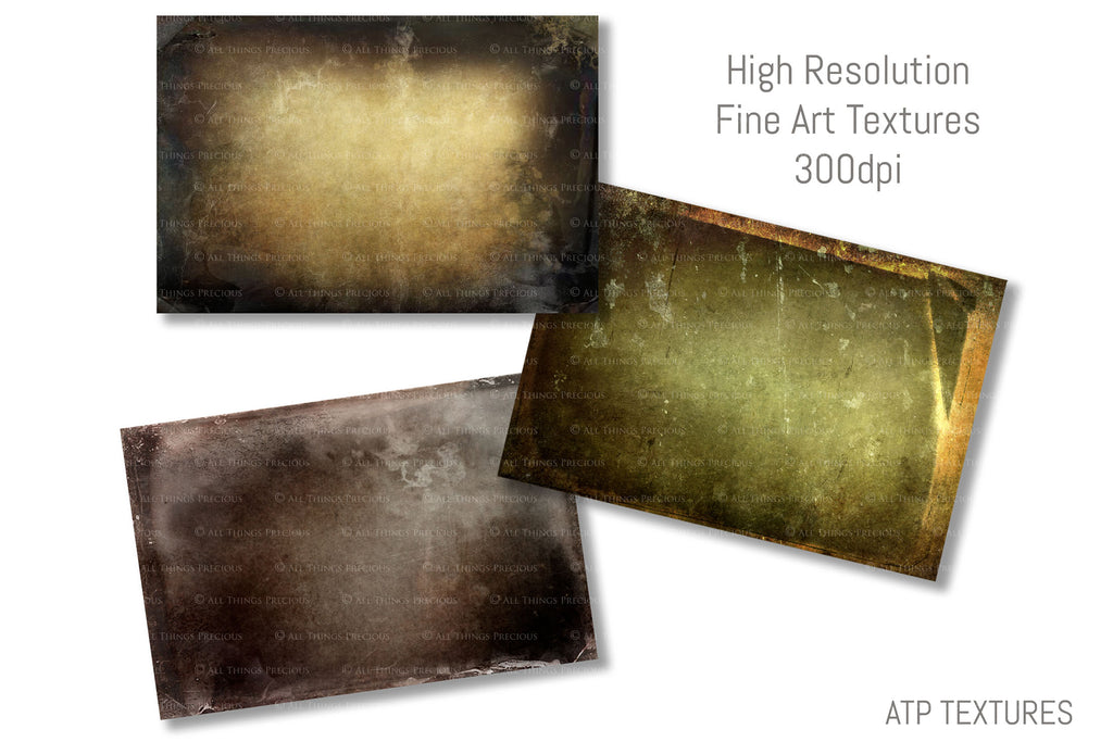 10 Fine Art TEXTURES - VINTAGE Set 11