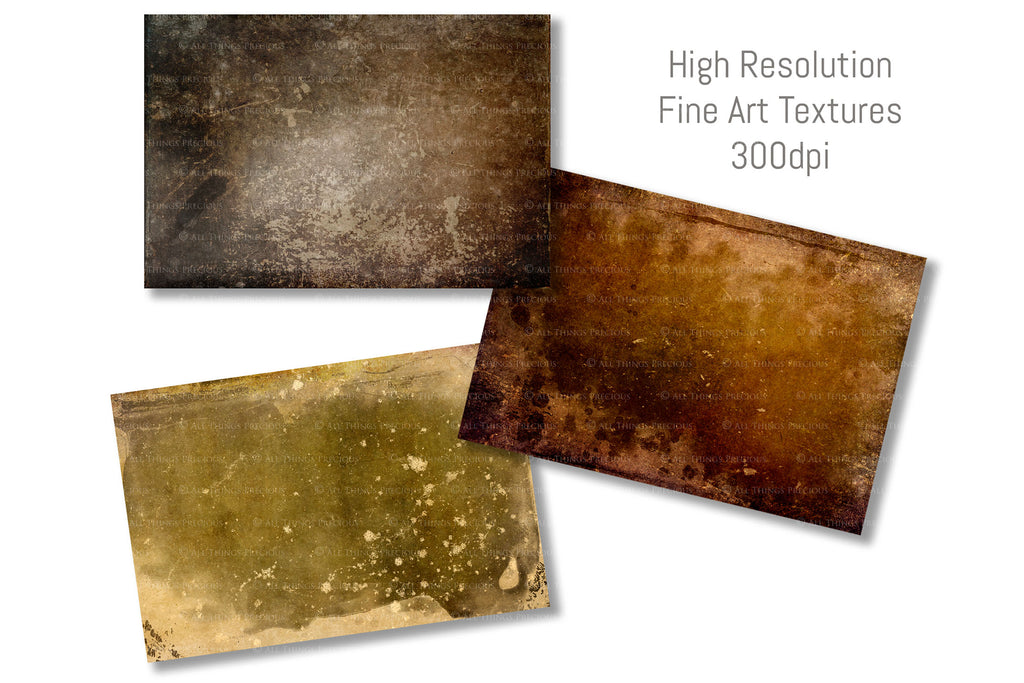 10 Fine Art TEXTURES - VINTAGE Set 4