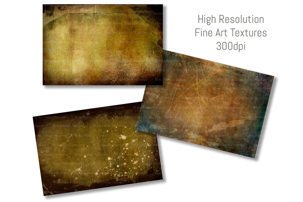 10 Fine Art TEXTURES - VINTAGE Set 5