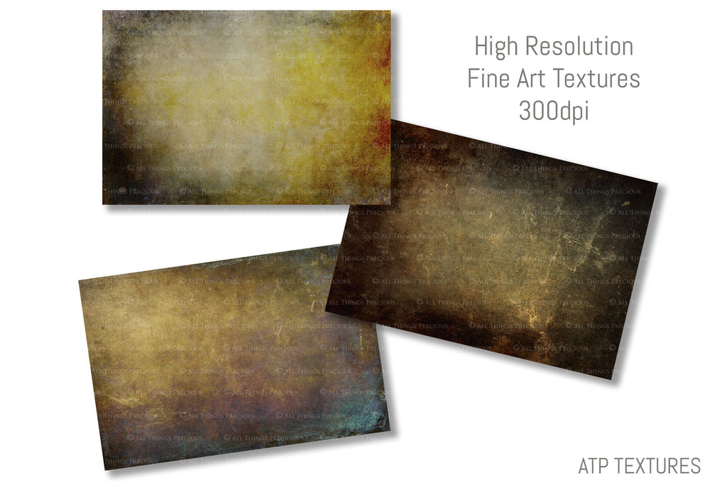 10 Fine Art TEXTURES - VINTAGE Set 8